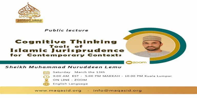Events: Cognitive Thinking Tools of Islamic Jurisprudence for Contemporary Contexts