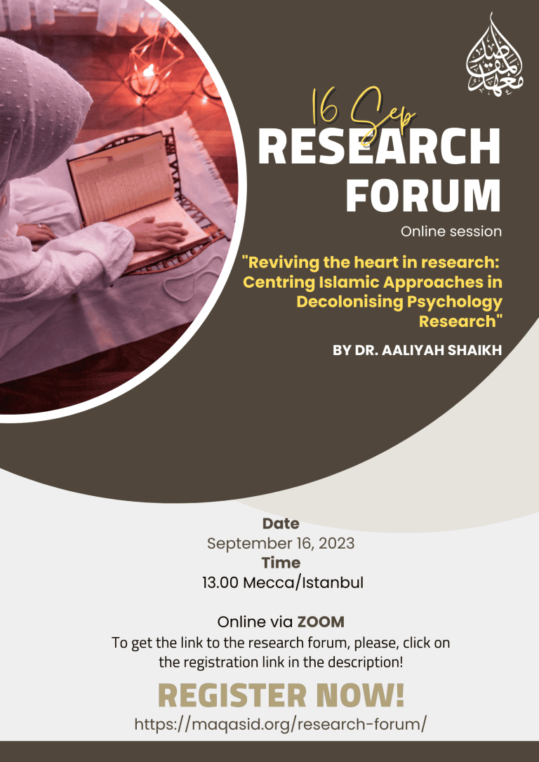 Maqasid Institute’s Research Forum #7